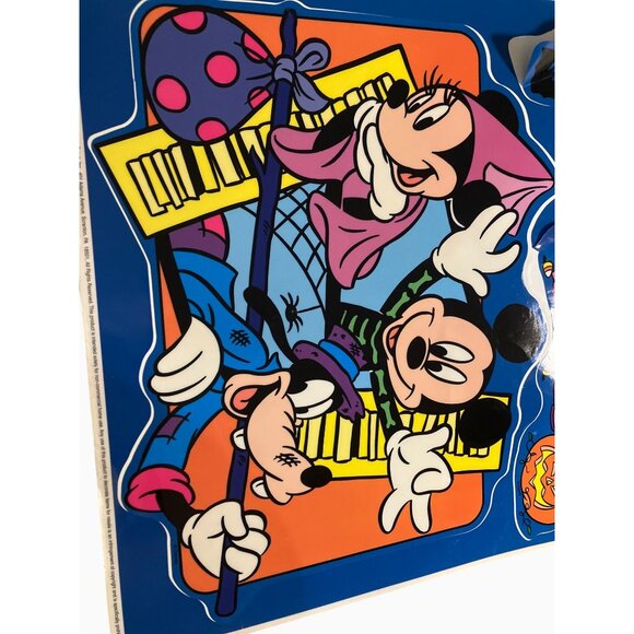 Halloween Mickey Mouse Color-Clings Removable & Reusable Window Decorations - Picture 5 of 12